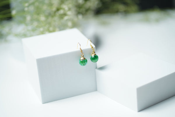 floral drop earrings
