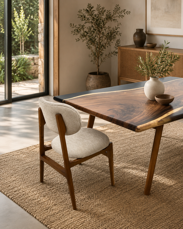 Premium Upholstered Wooden Dining Chair